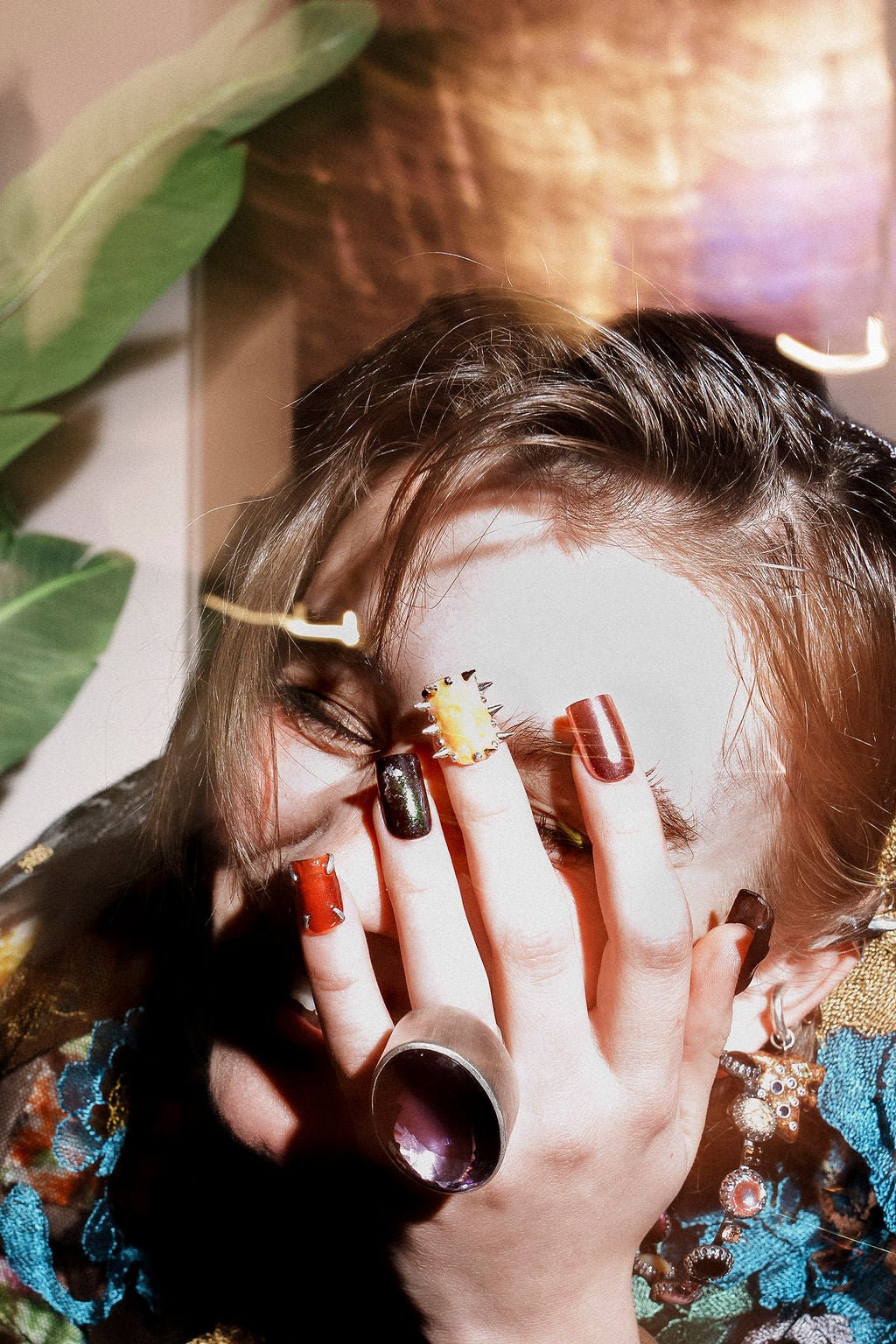 Colossus Ring in Violet (Silver) Jewelry Vesper Obscura