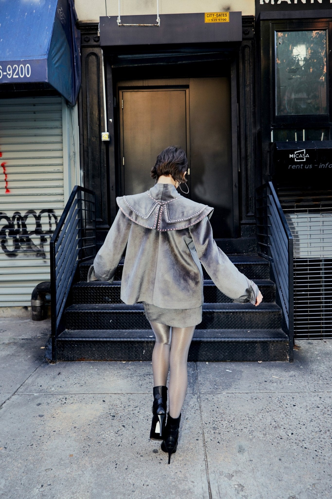 Edwardian Vintage Velvet Wedding Set Vesper Obscura