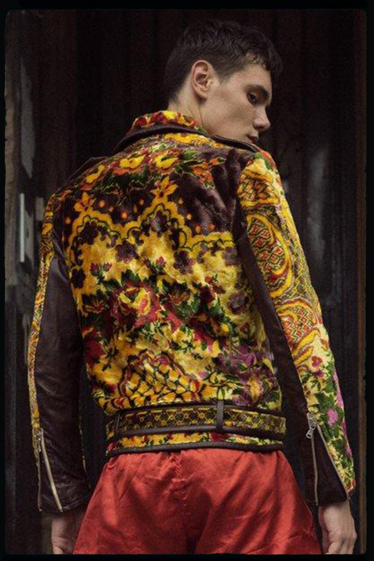 vintage tapestry Moto (in Mink Garden) Vesper Obscura