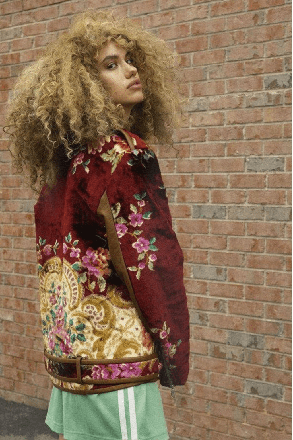 Vintage Tapestry Moto (in Maroon Arches) Vesper Obscura