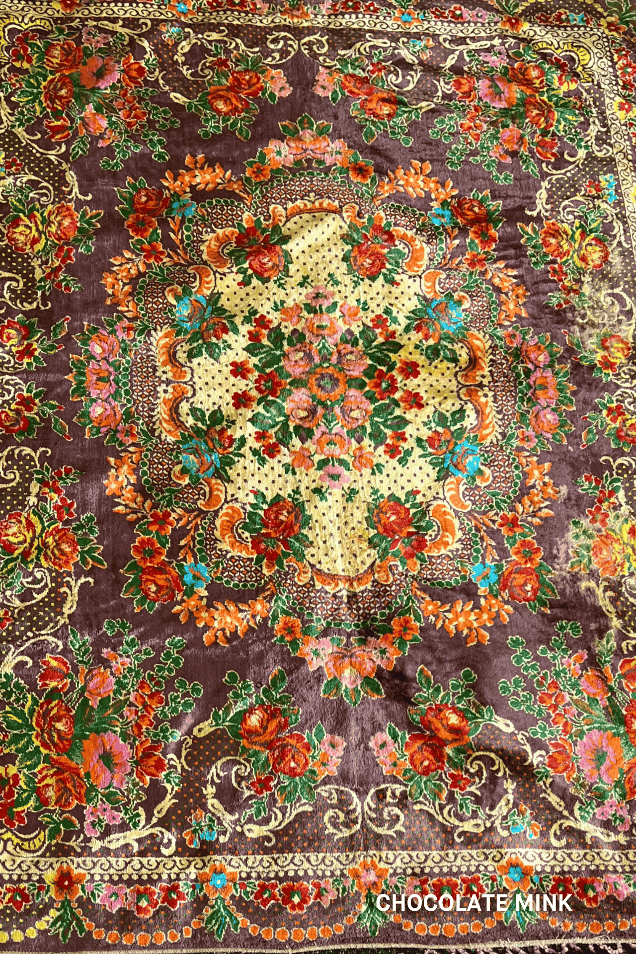 Custom Vintage Tapestry Moto Vesper Obscura CHOCOLATE MINK XS