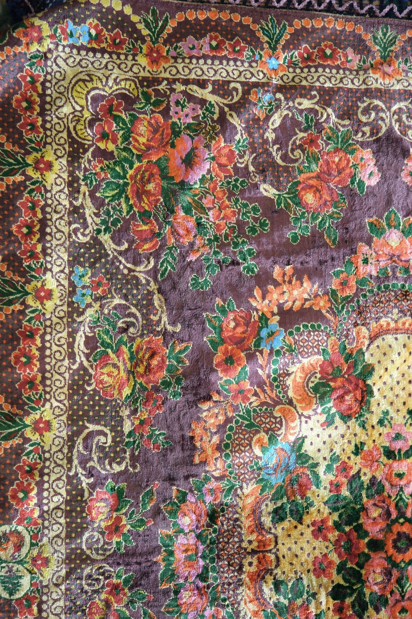 Custom Vintage Tapestry Moto (IN CHOCOLATE MINK) Vesper Obscura