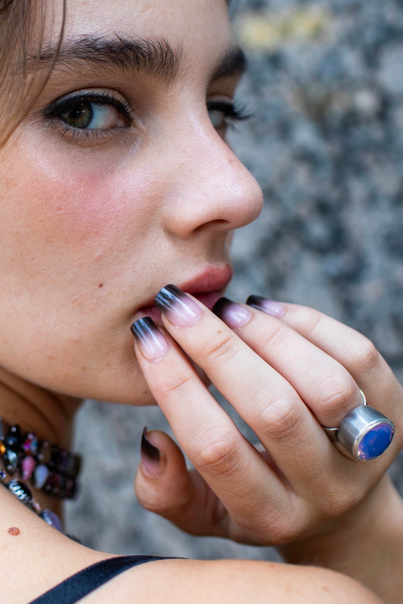 Mini Orb Ring in Periwinkle (Silver) SHIPS IN JANUARY