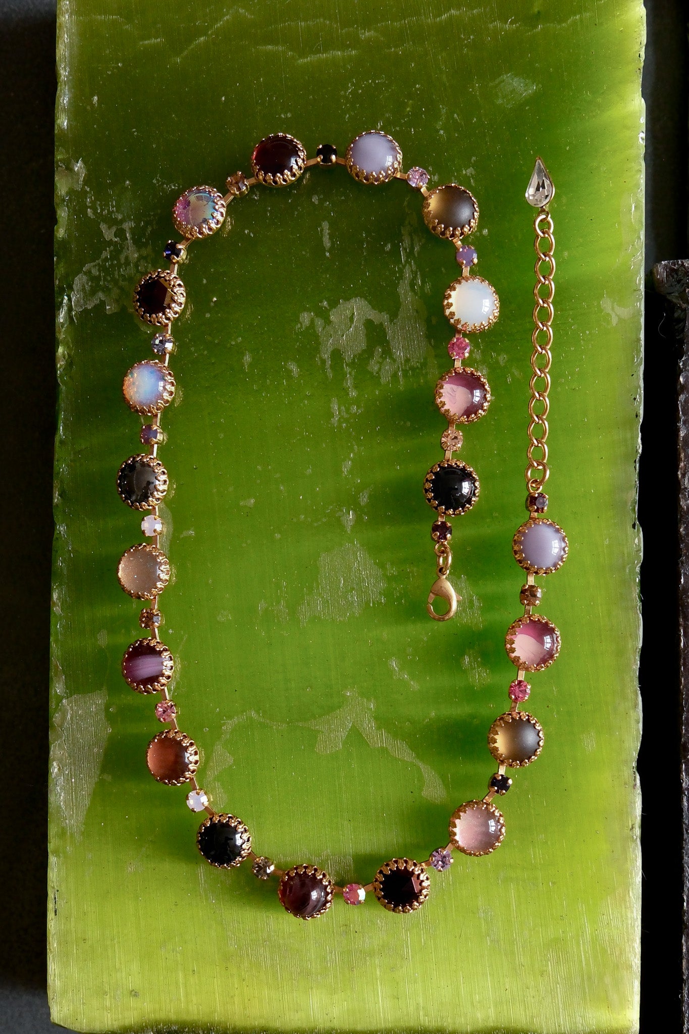 Paint Pot Layering Choker in Punk Rocks (Gold) Jewelry Vesper Obscura