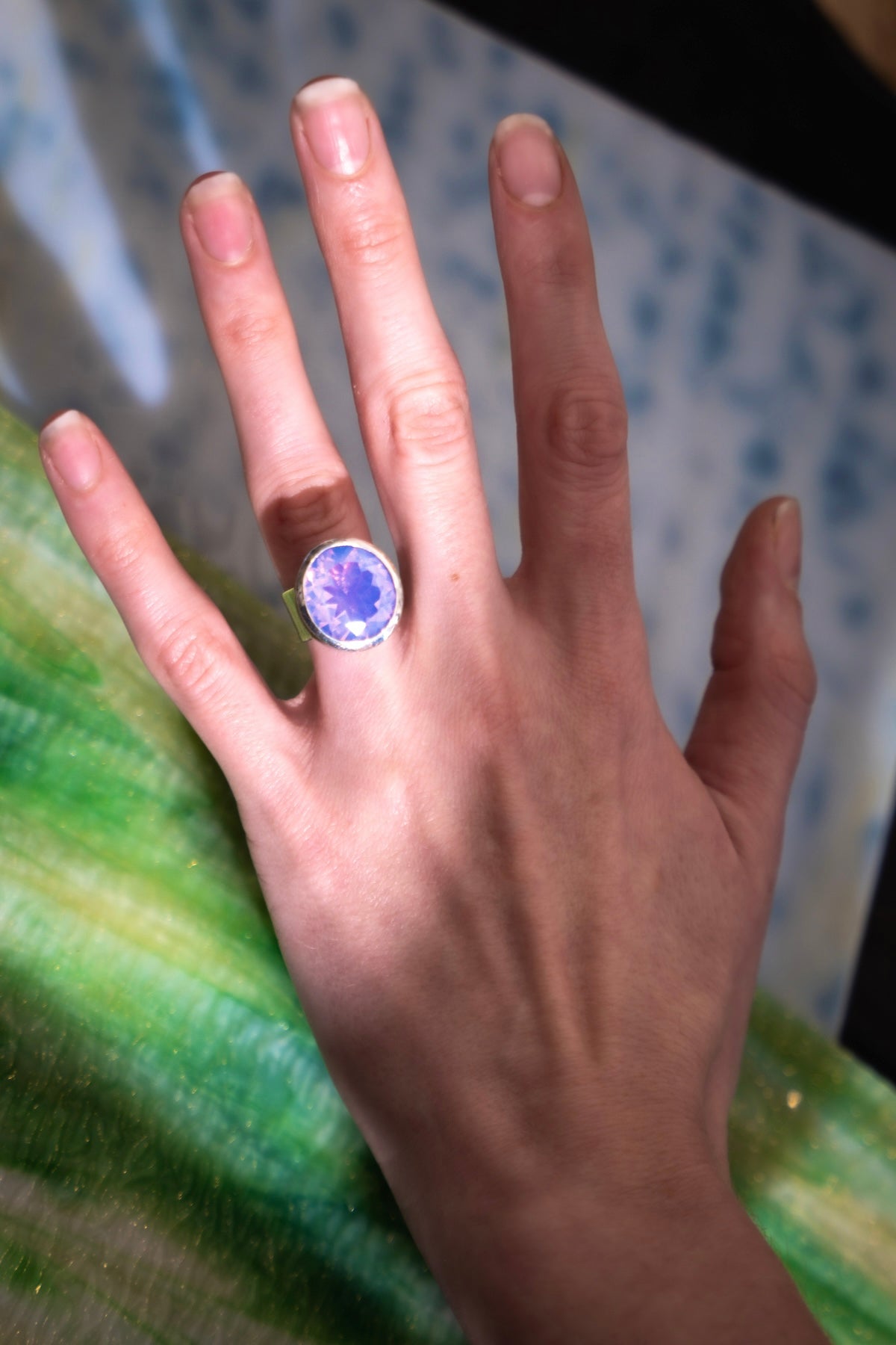 Mini Orb Ring in Periwinkle (Silver) SHIPS IN JANUARY