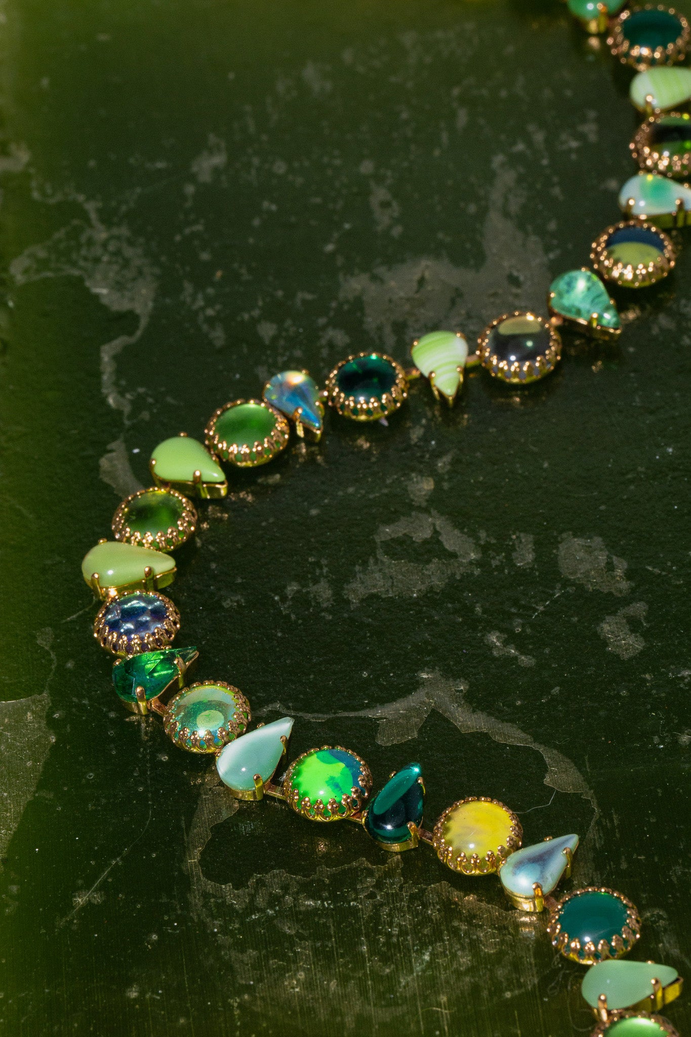 Layering Choker in Salad (Gold) Jewelry Vesper Obscura