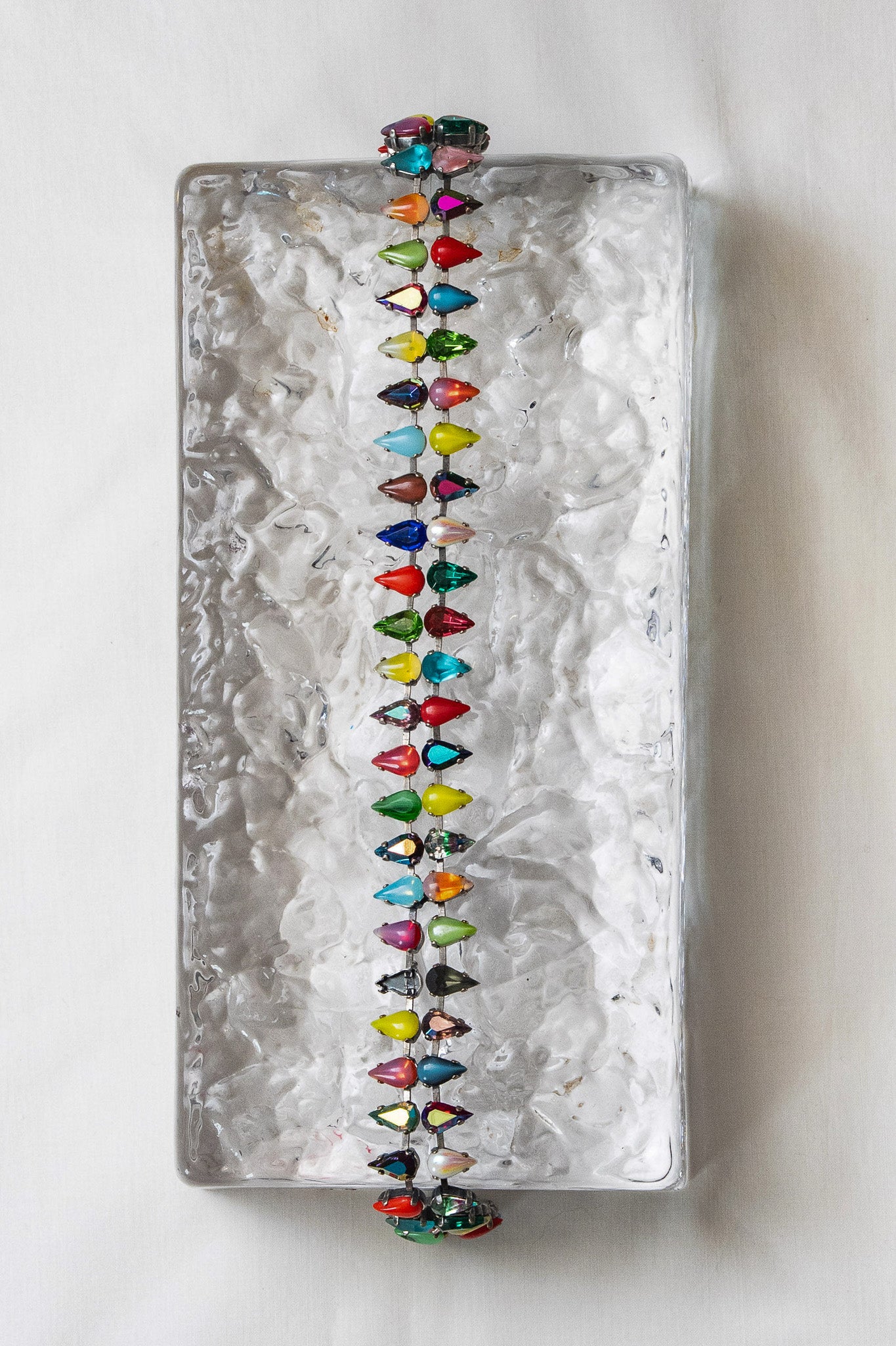 Layering Choker in Double Mini Aurora Fang Necklace (Silver) Vesper Obscura