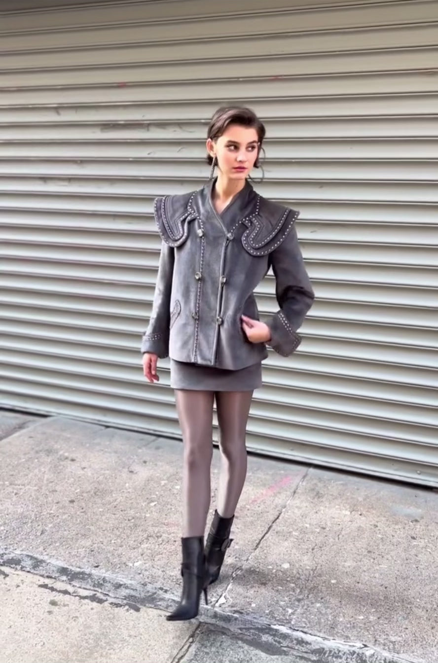 Edwardian Vintage Velvet Wedding Set Vesper Obscura