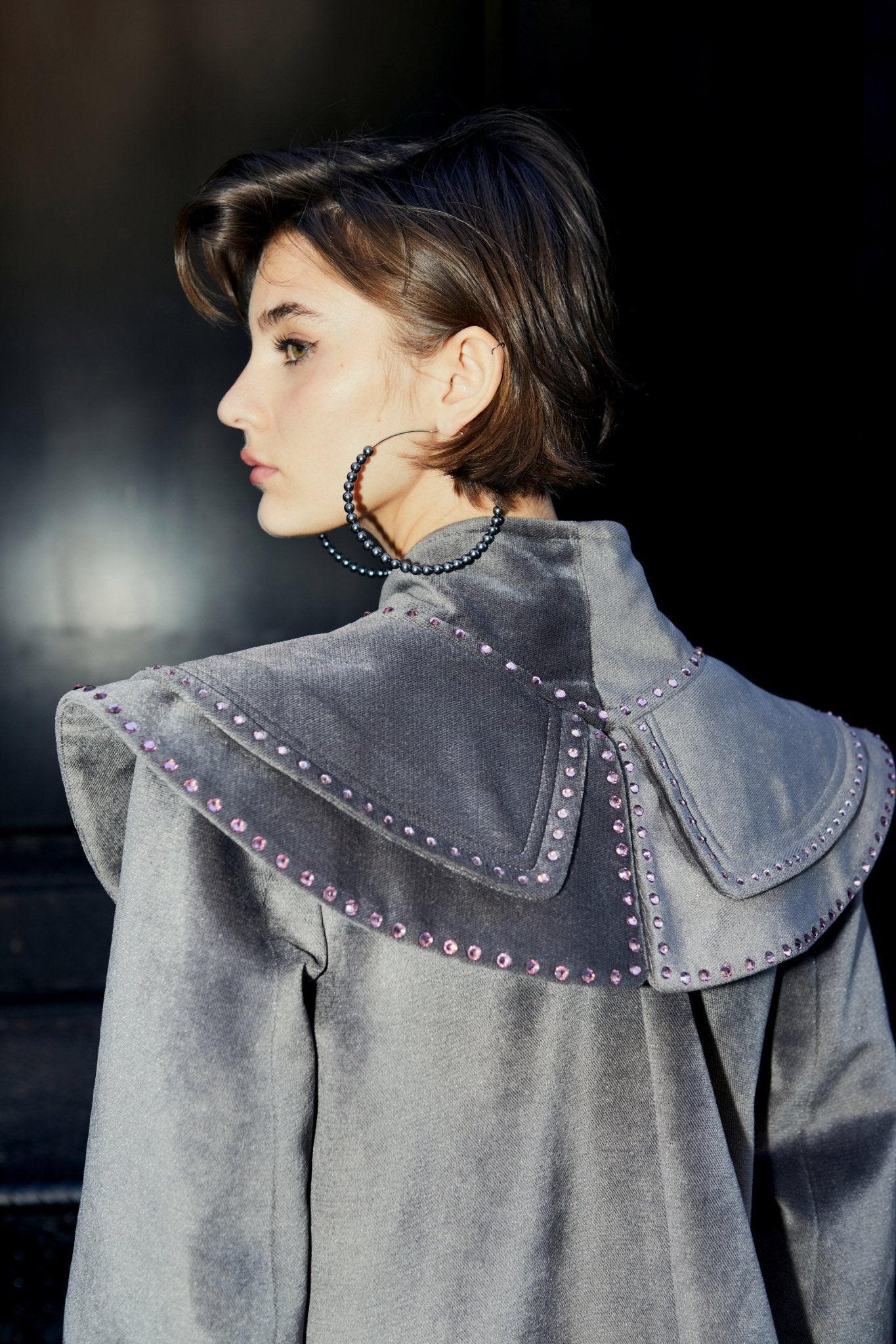 Edwardian Vintage Velvet Wedding Set Vesper Obscura