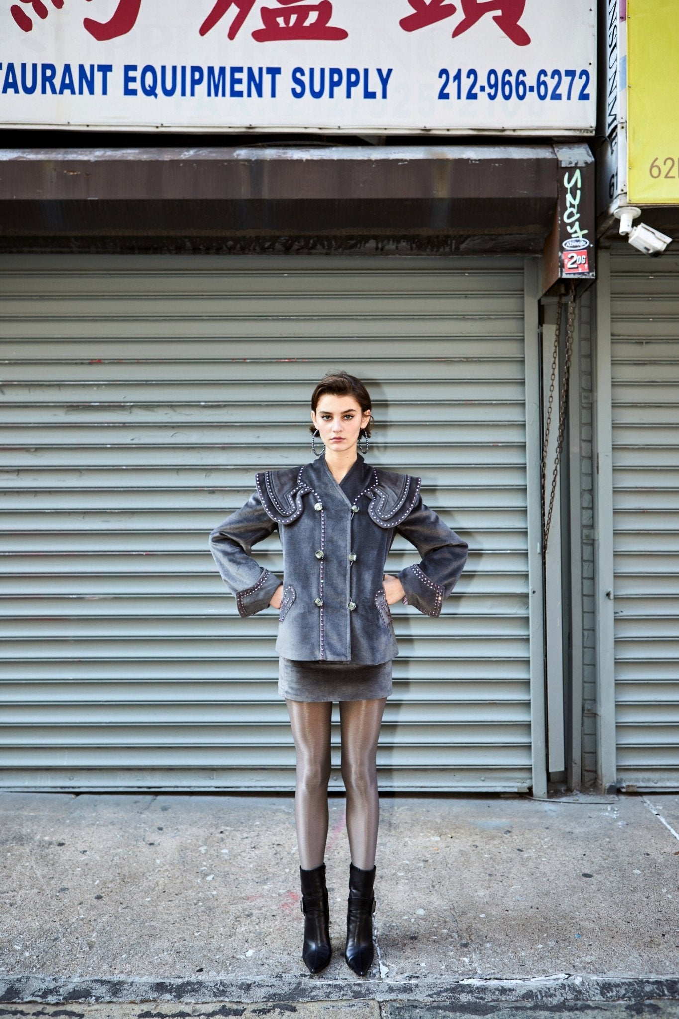 Edwardian Vintage Velvet Wedding Set Vesper Obscura