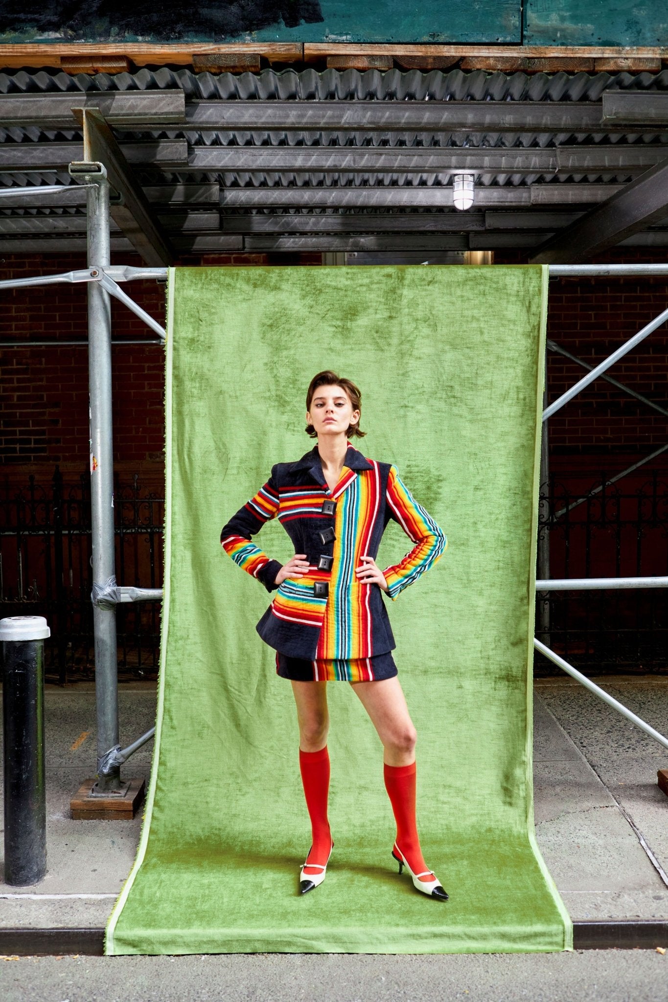 TOWEL BLAZER AND SKIRT SET IN JUKEBOX mia vesper