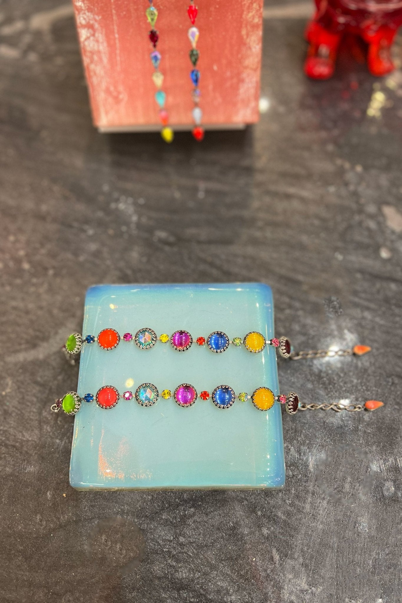 LAYERING BRACELET IN PAINT POT (SILVER) mia vesper