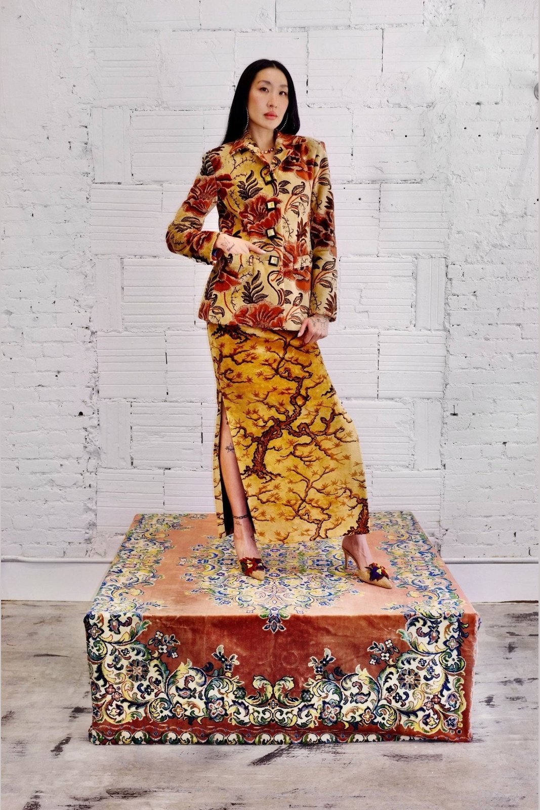 Gnarled Branch Tapestry Skirt mia vesper