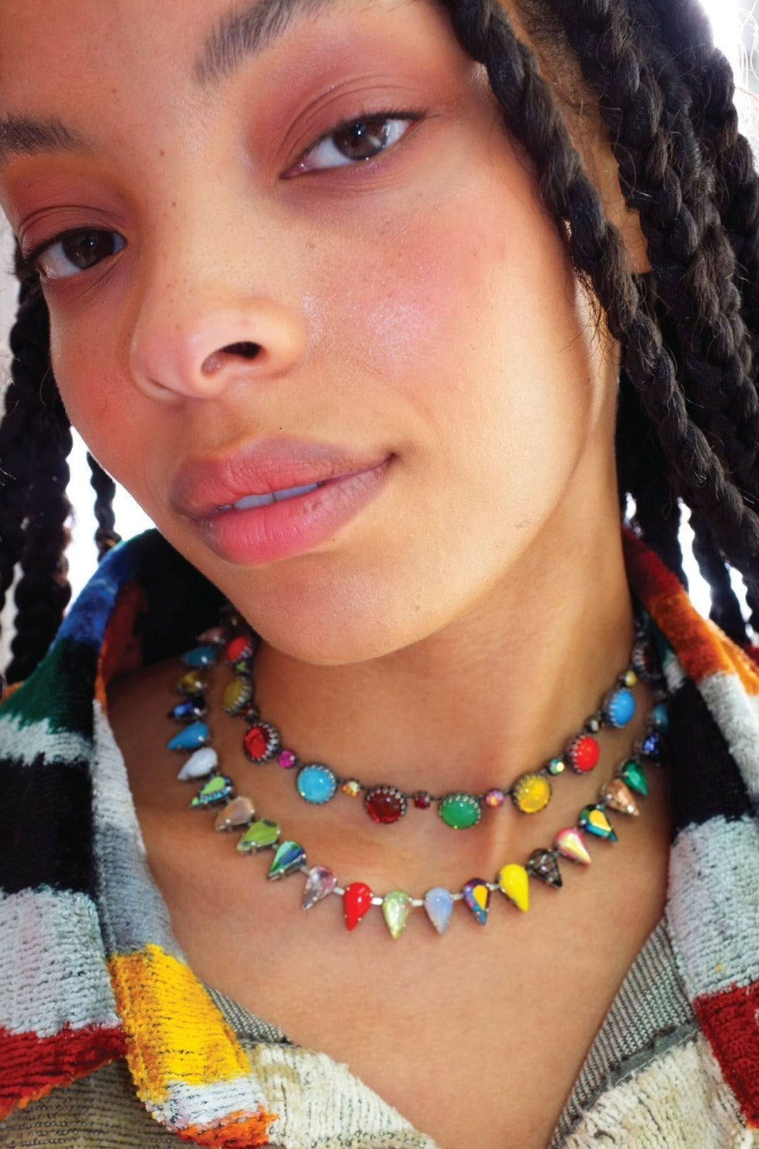 Layering Choker in Paint Pot (Silver) Jewelry Vesper Obscura