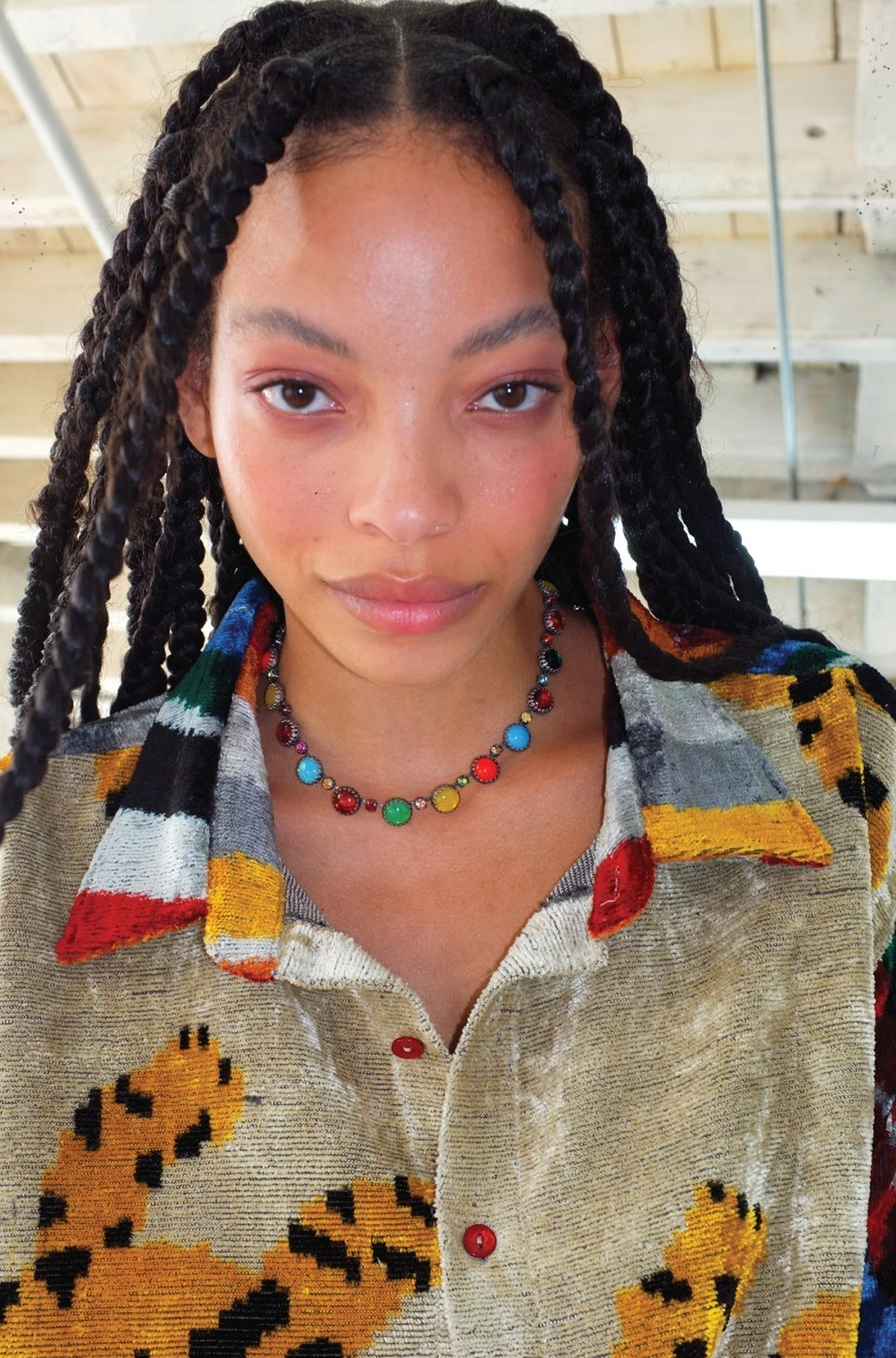 Layering Choker in Paint Pot (Silver) Jewelry Vesper Obscura