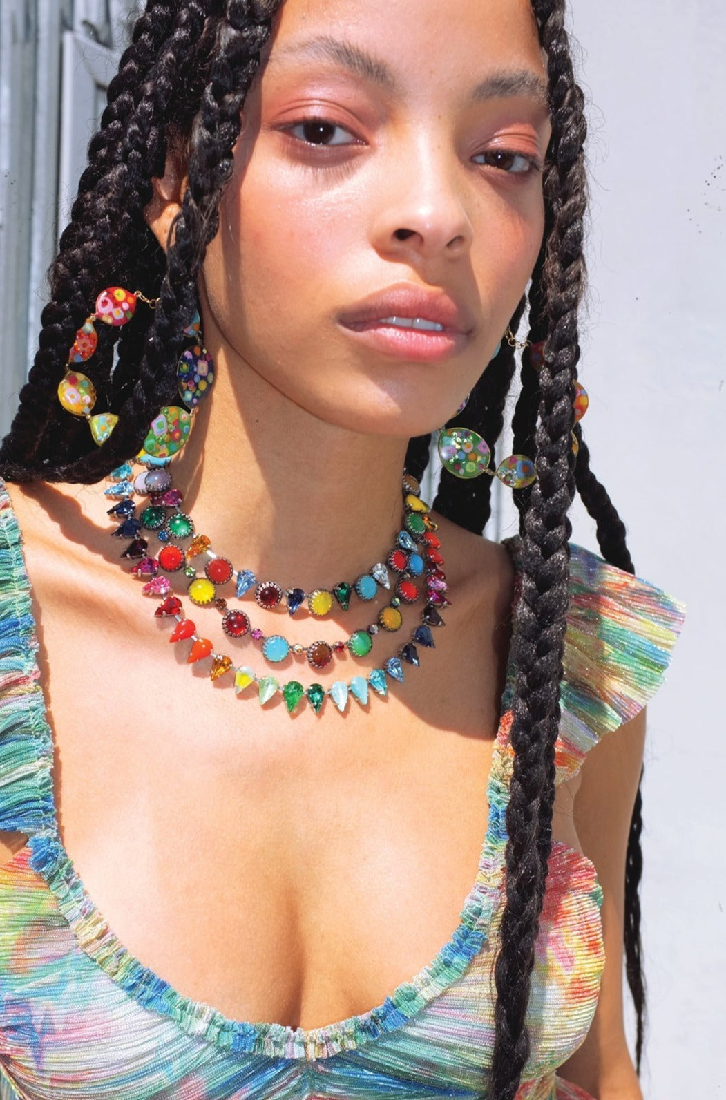 Layering Choker in Paint Pot (Silver) Jewelry Vesper Obscura