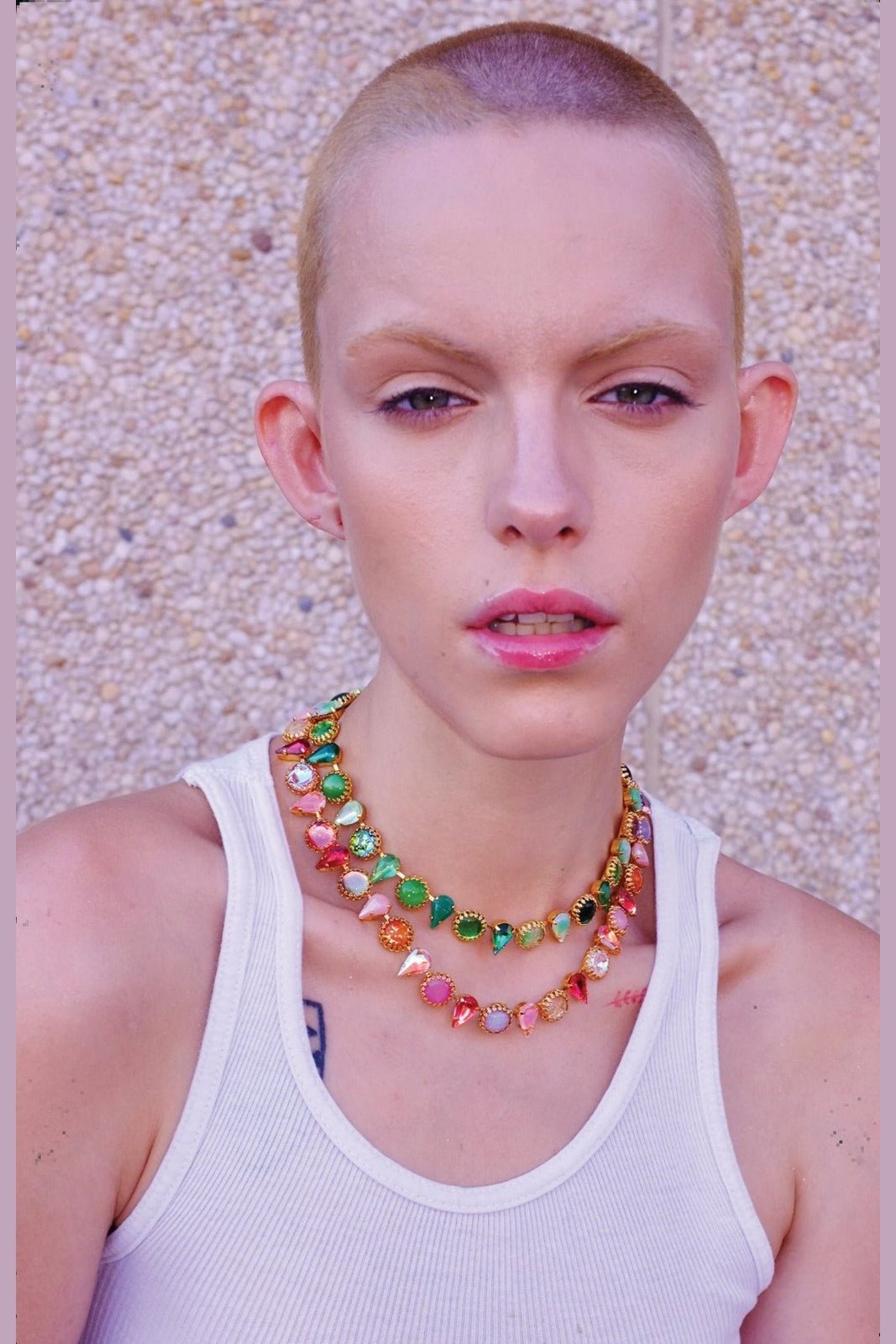 Layering Choker in Salad (Gold) Jewelry mia vesper