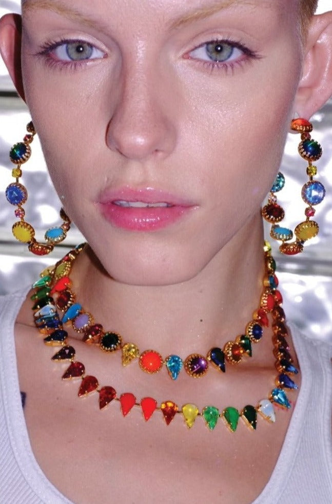 Layering Choker in Kaleidoscope (Gold) Jewelry mia vesper