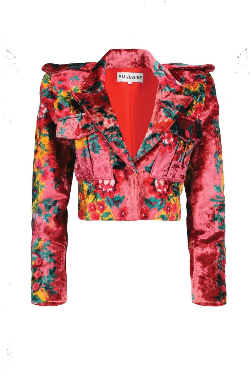 Borscht Tapestry Military Jacket mia vesper